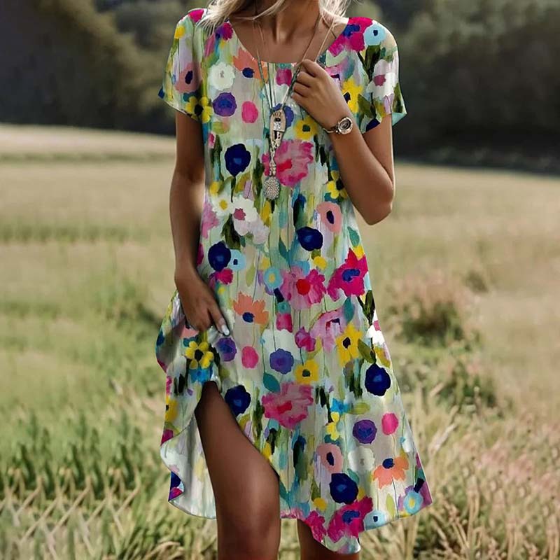Leah | Robe Imprimé Floral Raffiné