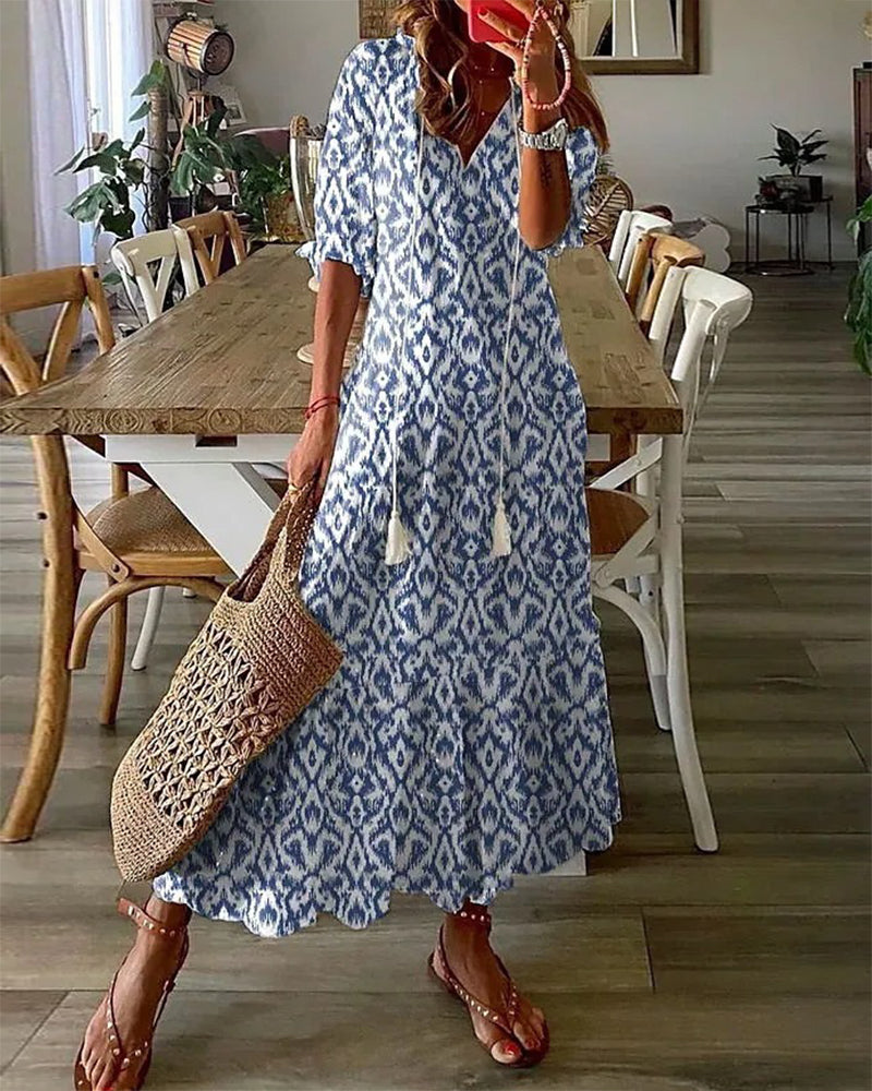 Mireille | Robe Boho avec Couverture du Ventre