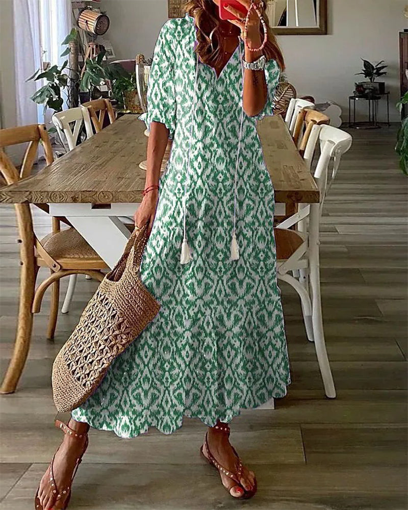Mireille | Robe Boho avec Couverture du Ventre