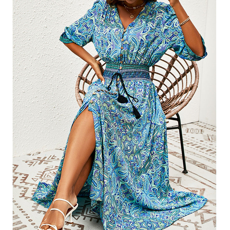 Josiane | Robe Maxi Breeze en Grès