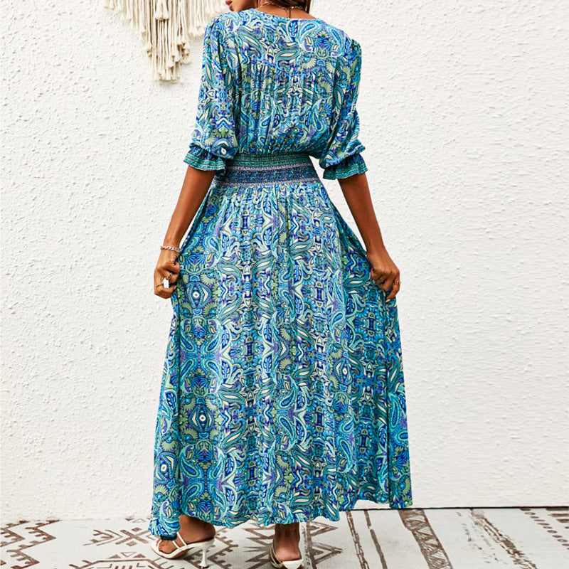 Josiane | Robe Maxi Breeze en Grès