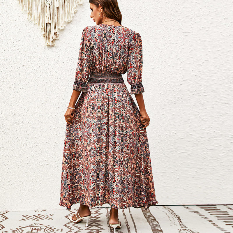 Josiane | Robe Maxi Breeze en Grès