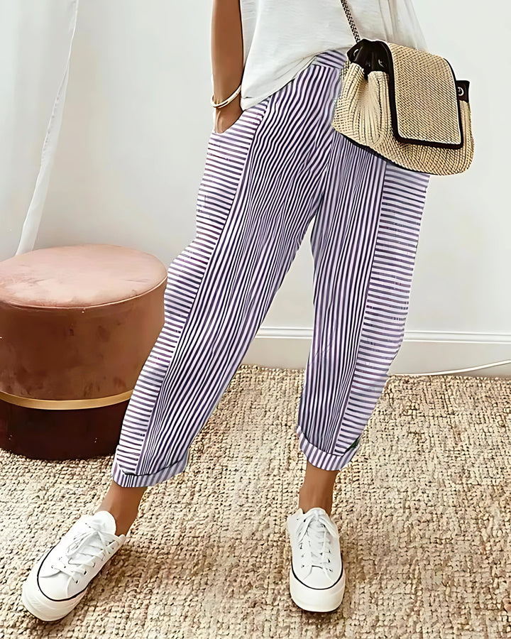 Anouk | Pantalon rayé Lore