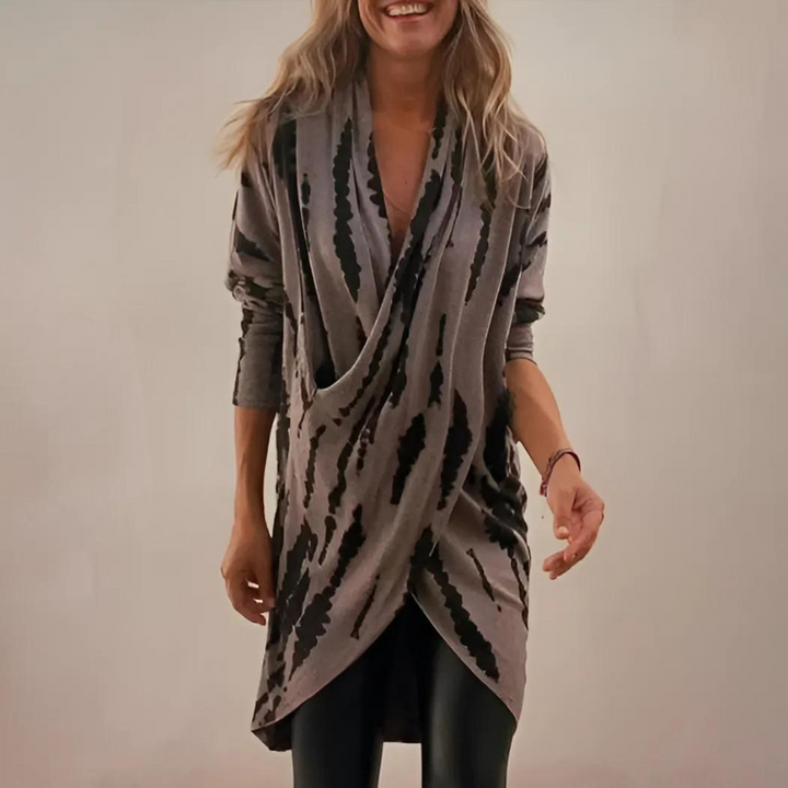 Elise | Tunique Luxe à Col en V avec Coupe Décontractée