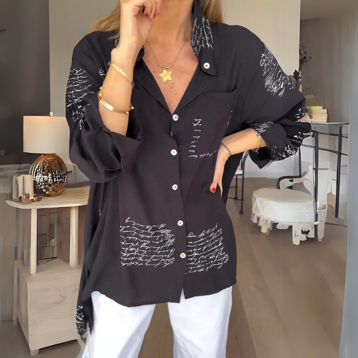 Callista | Chemise Boutonnée Manuscrite