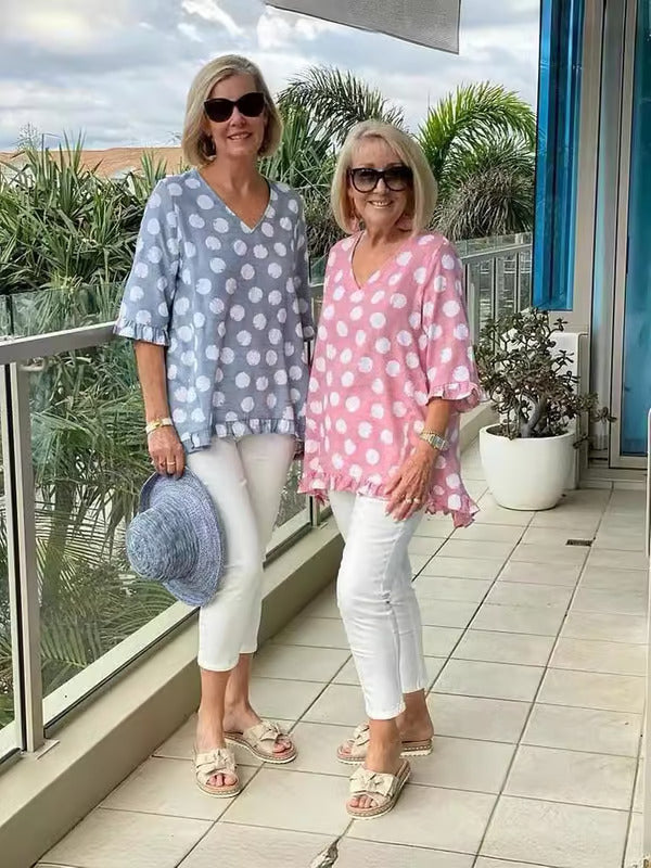 Chloe | Blouse V-Neck Élégante