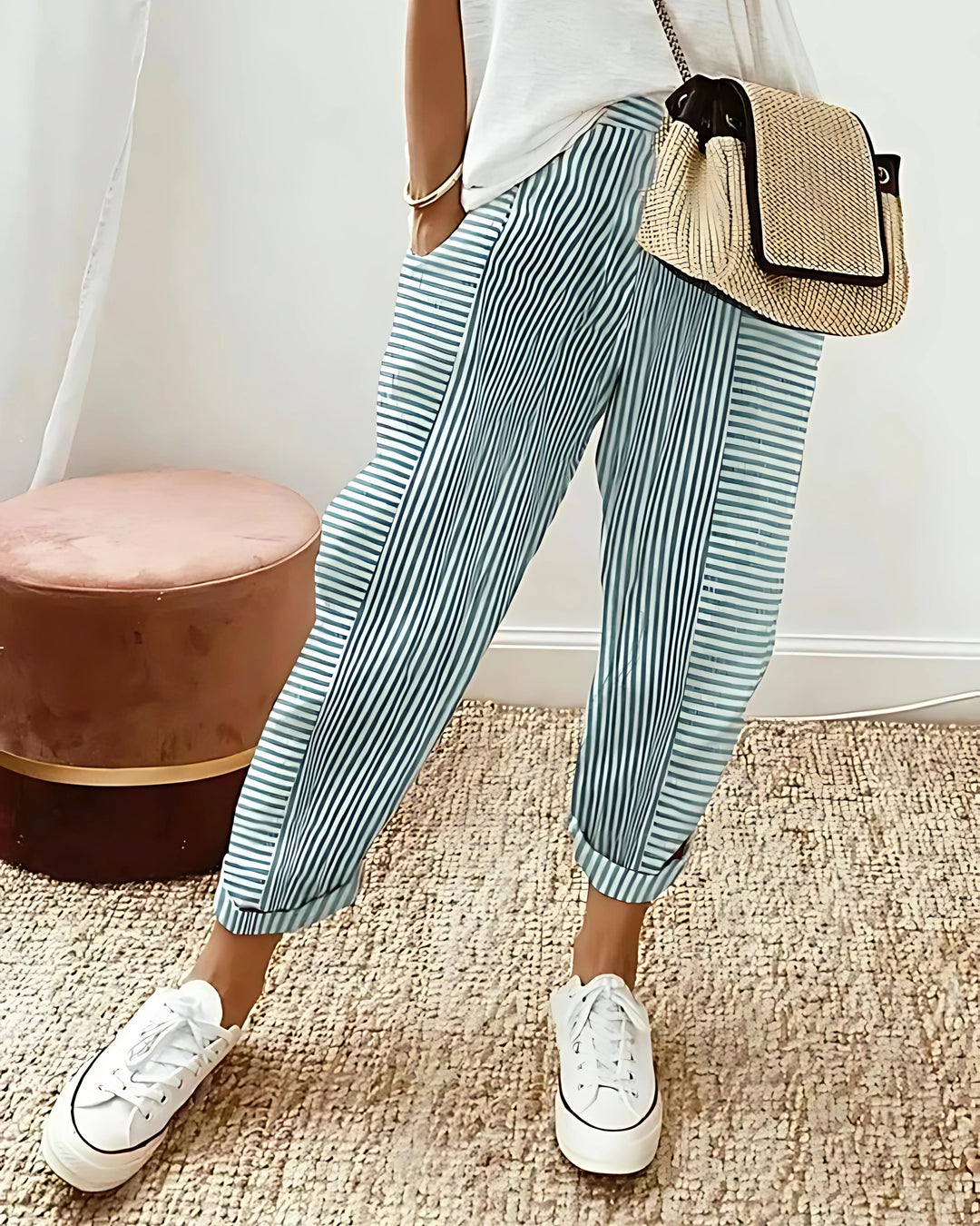 Anouk | Pantalon rayé Lore