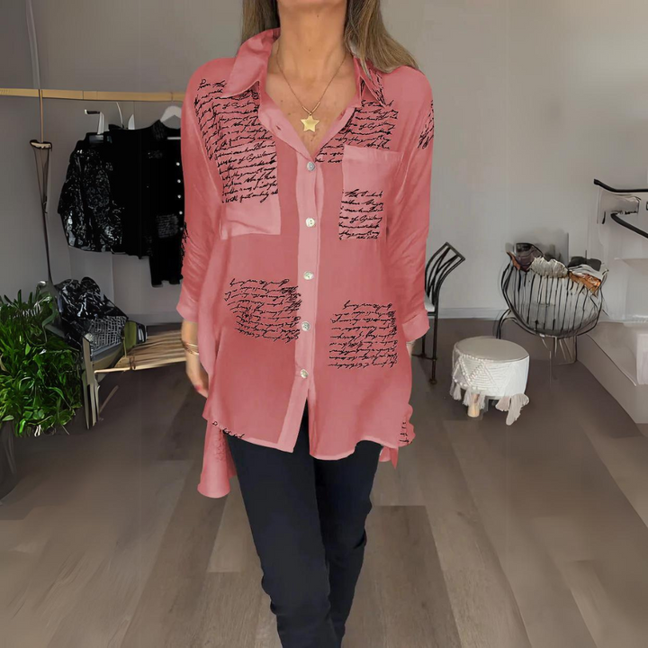 Callista | Chemise Boutonnée Manuscrite