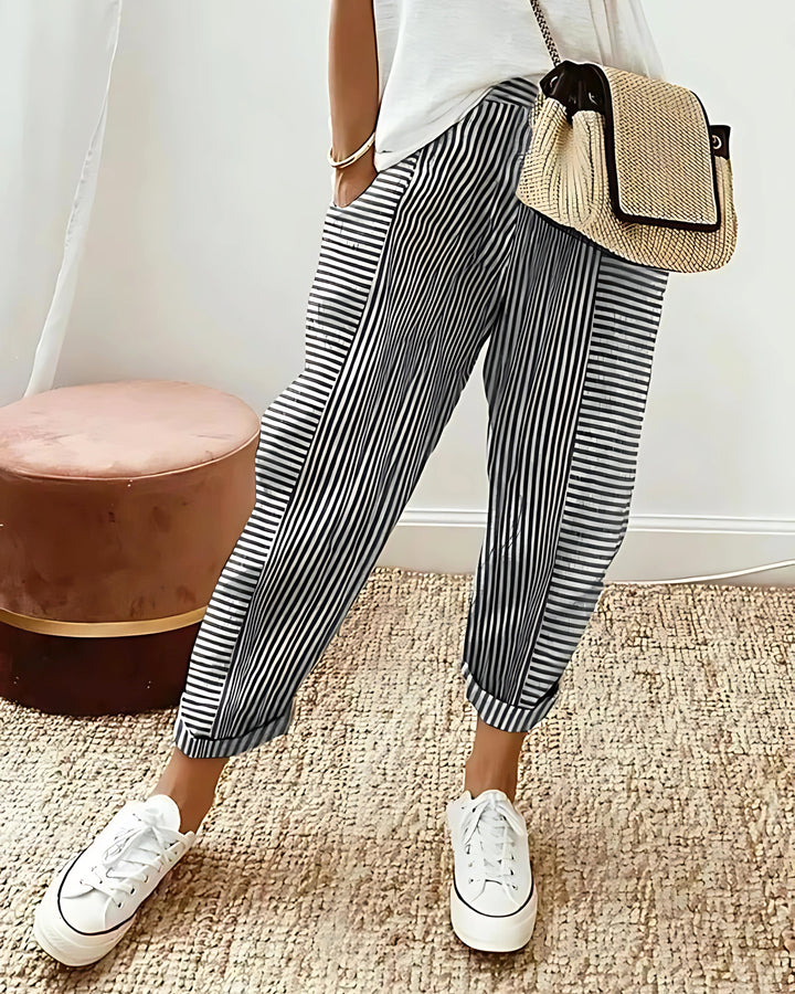 Anouk | Pantalon rayé Lore