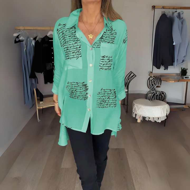 Callista | Chemise Boutonnée Manuscrite