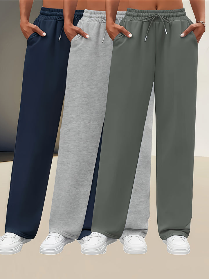 Colette | Ensemble de 3 Joggers Confort Chic