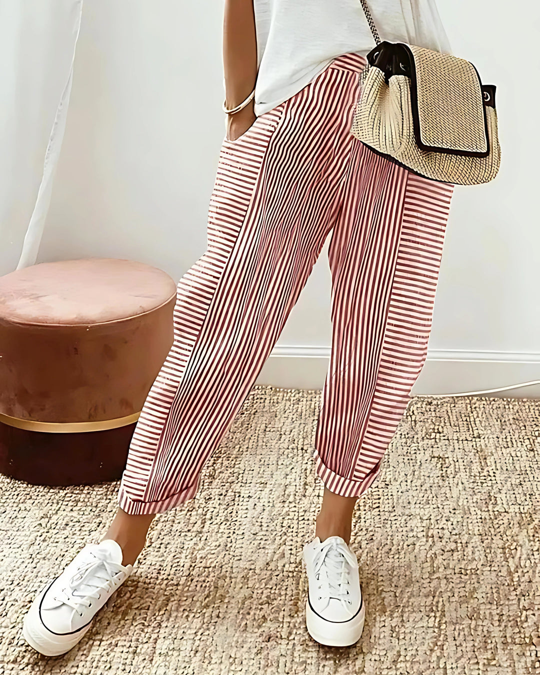 Anouk | Pantalon rayé Lore