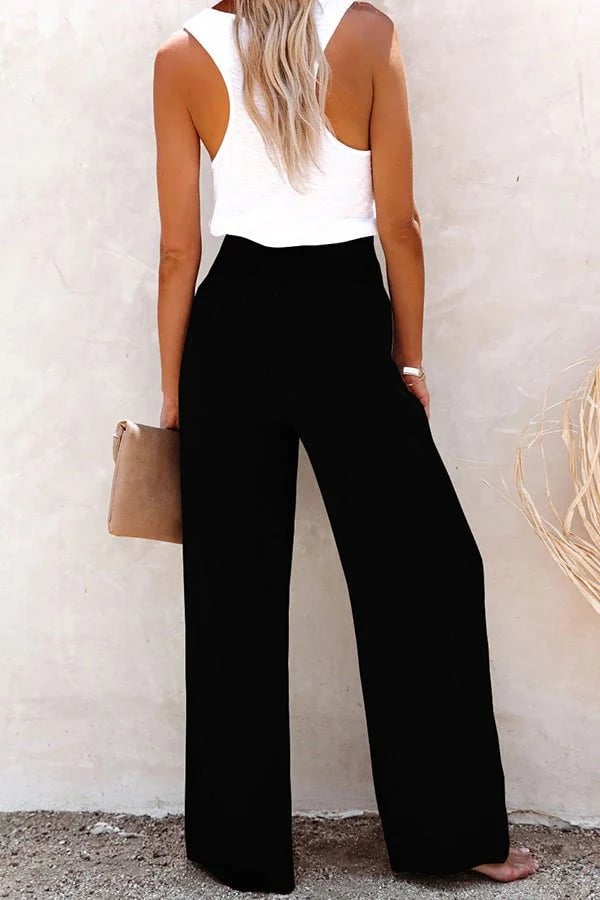 Riana™ | Pantalons Taille Haute Décontractés
