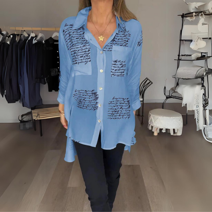 Callista | Chemise Boutonnée Manuscrite