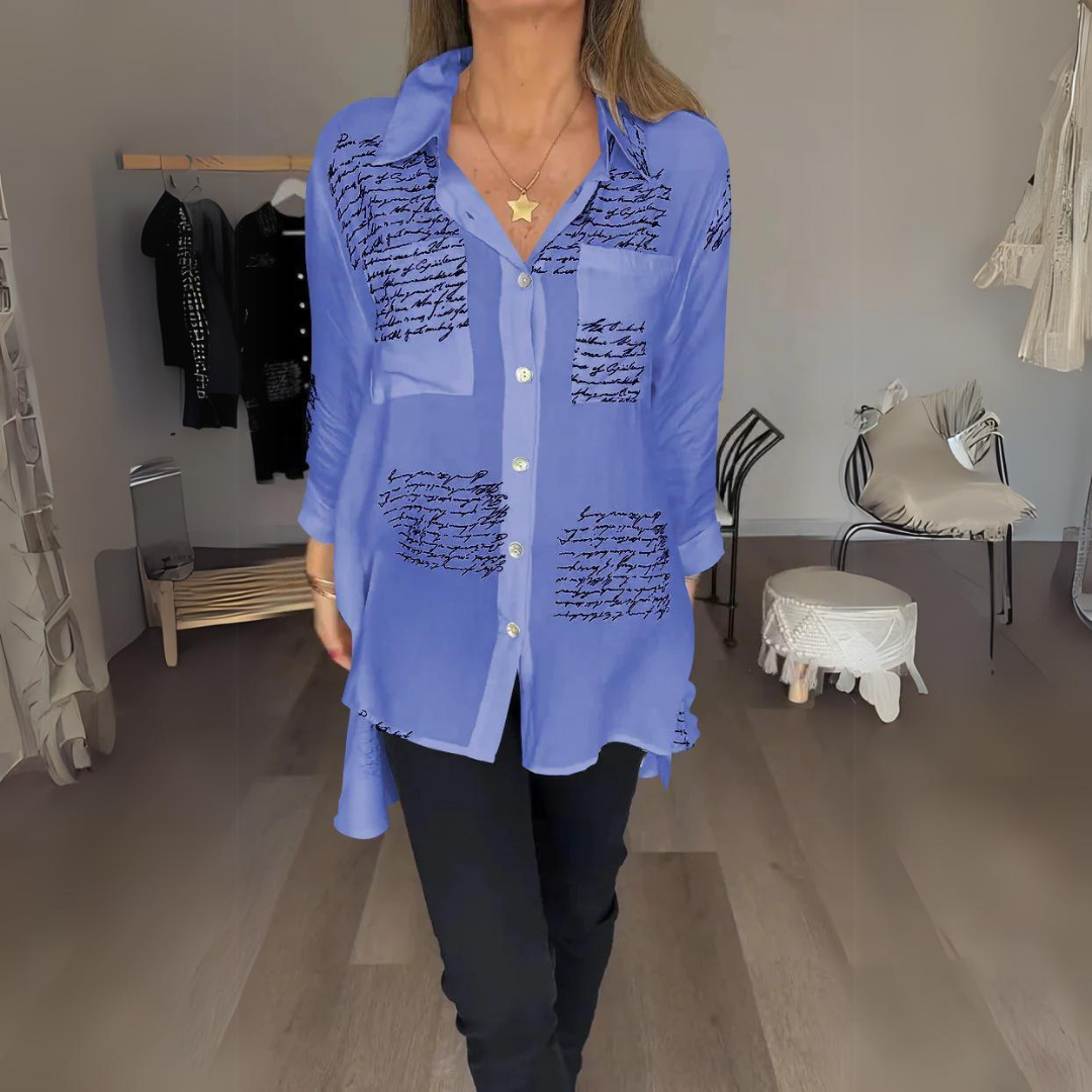Callista | Chemise Boutonnée Manuscrite