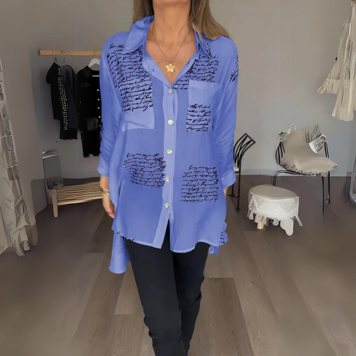 Callista | Chemise Boutonnée Manuscrite