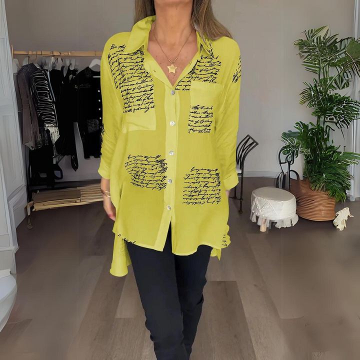 Callista | Chemise Boutonnée Manuscrite