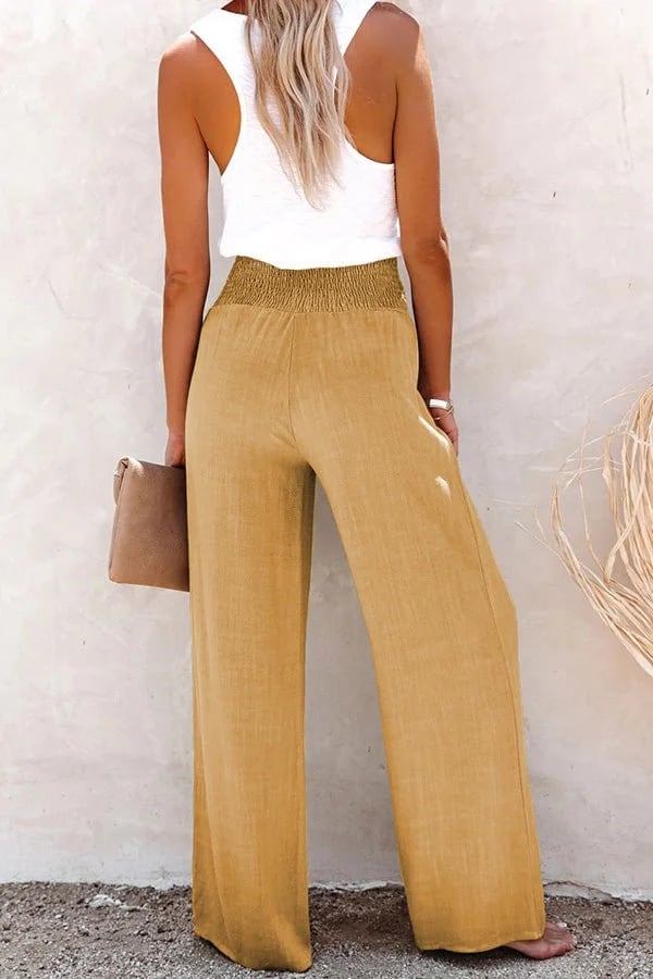 Riana™ | Pantalons Taille Haute Décontractés