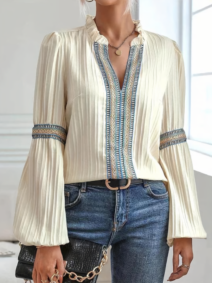 Valerie | Superbe Blouse à Col V