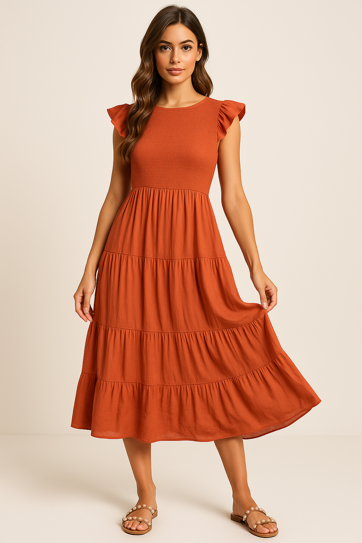Vera | Robe confortable couvrant le ventre
