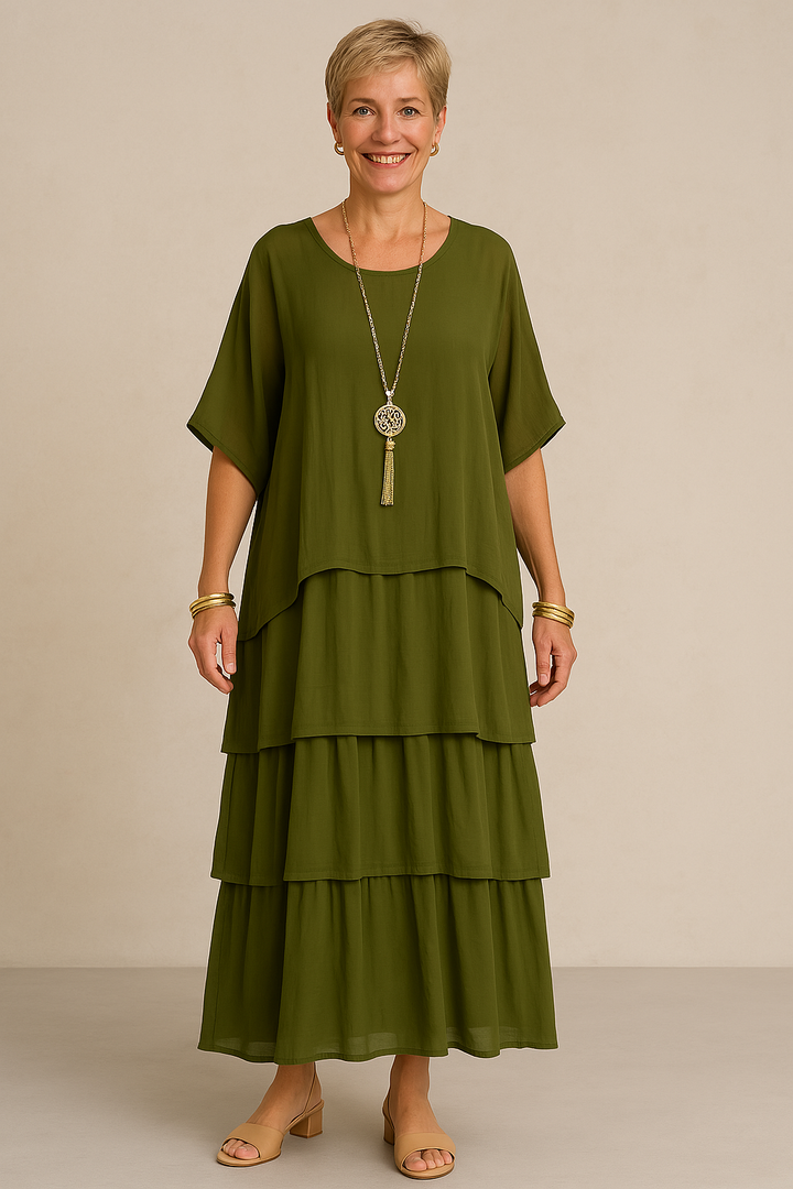 Caroline | Robe Maxi Élégante