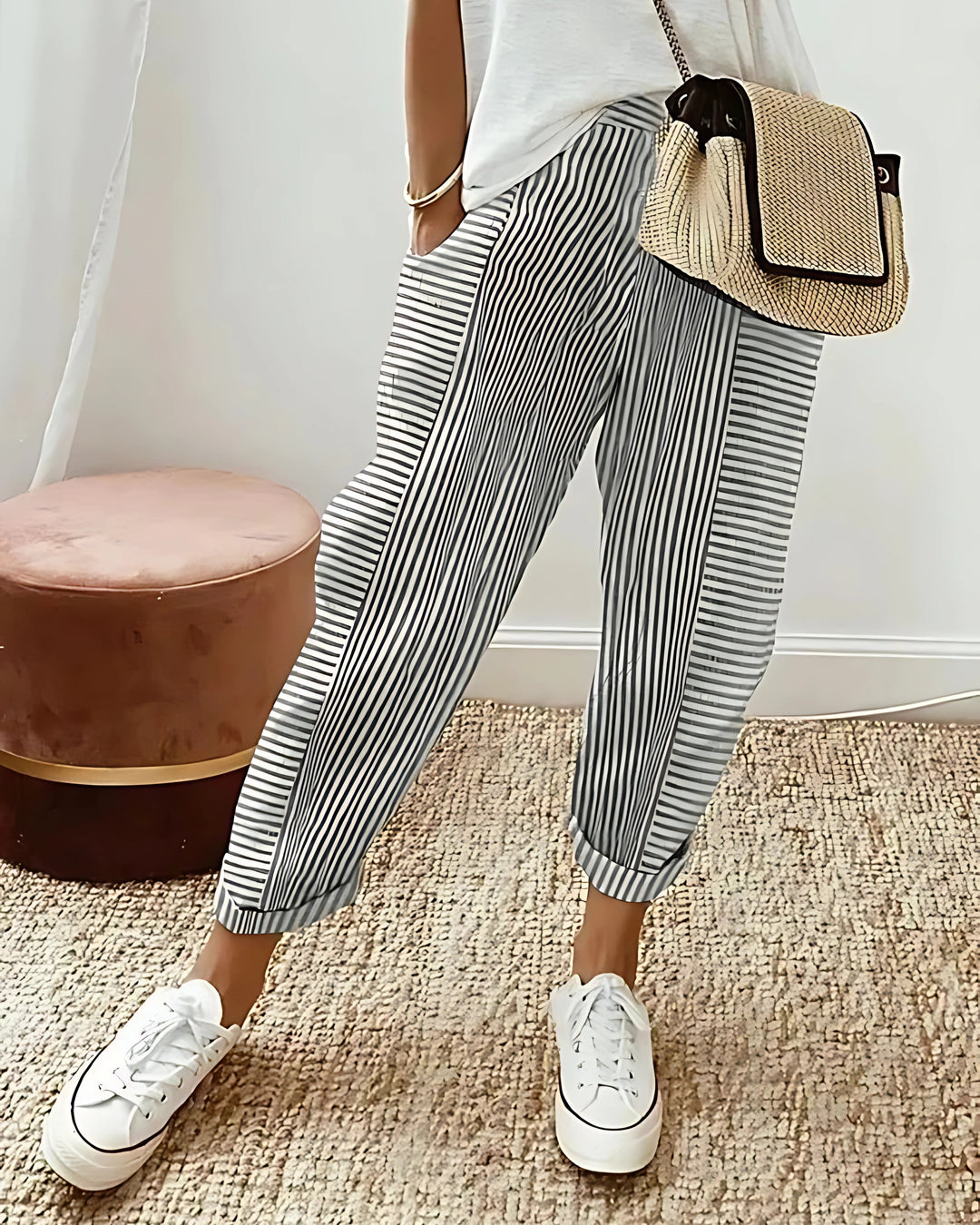 Anouk | Pantalon rayé Lore