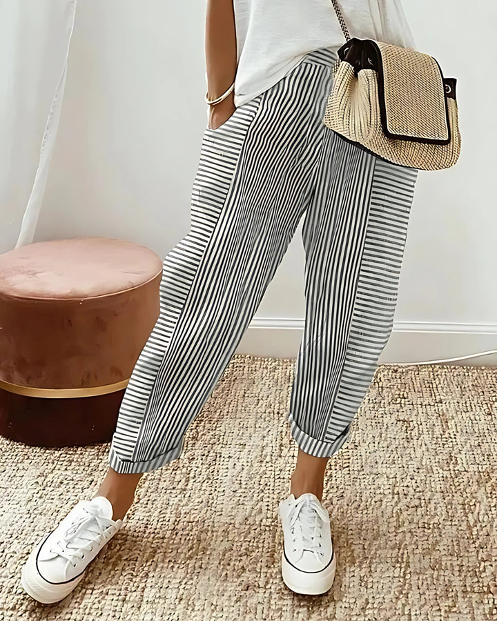 Anouk | Pantalon rayé Lore