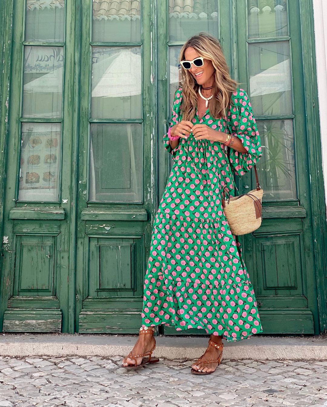 Fabienne | Robe pour Femme de saison printanière