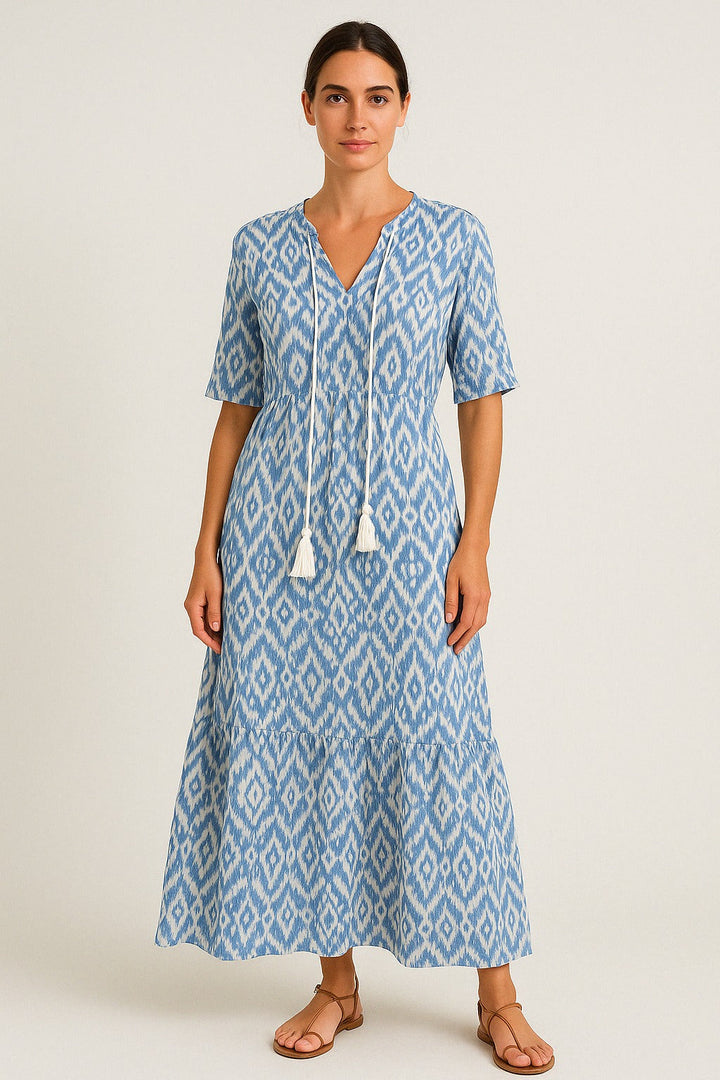 Mireille | Robe Boho avec Couverture du Ventre