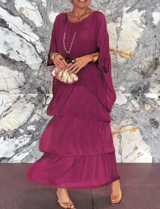 Caroline | Robe Maxi Élégante