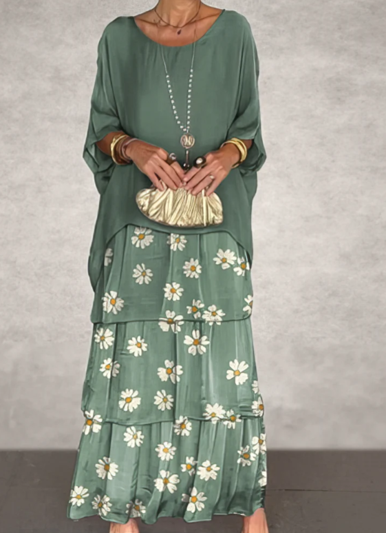 Caroline | Robe Maxi Élégante