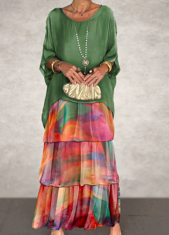Caroline | Robe Maxi Élégante
