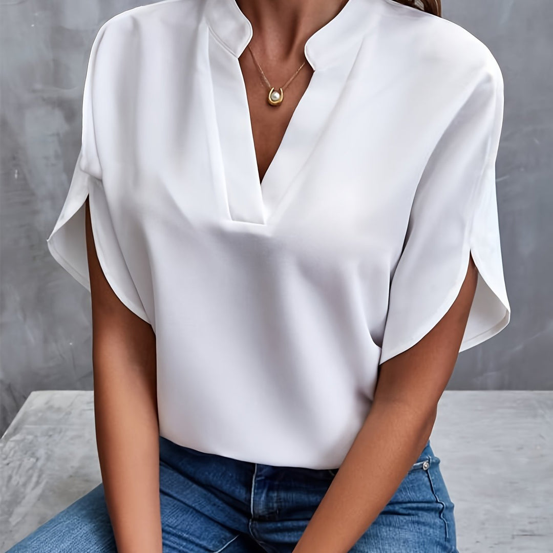 Mina | Blouse Élégante et Luxueuse