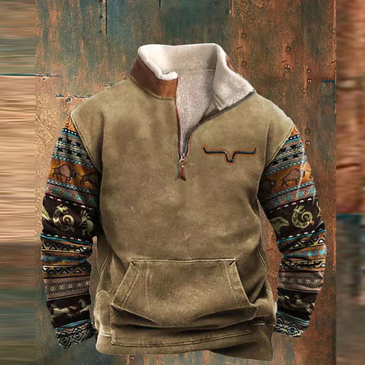 Stefan - Pull Zippé Confort et Élégance