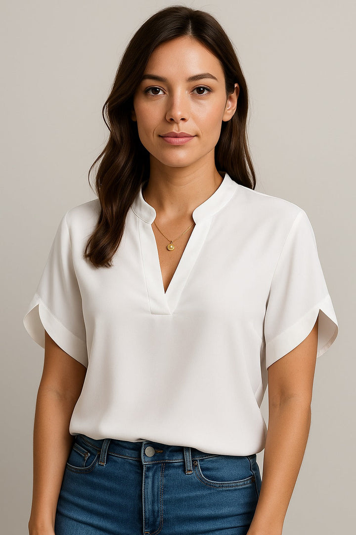 Mina | Blouse Élégante et Luxueuse