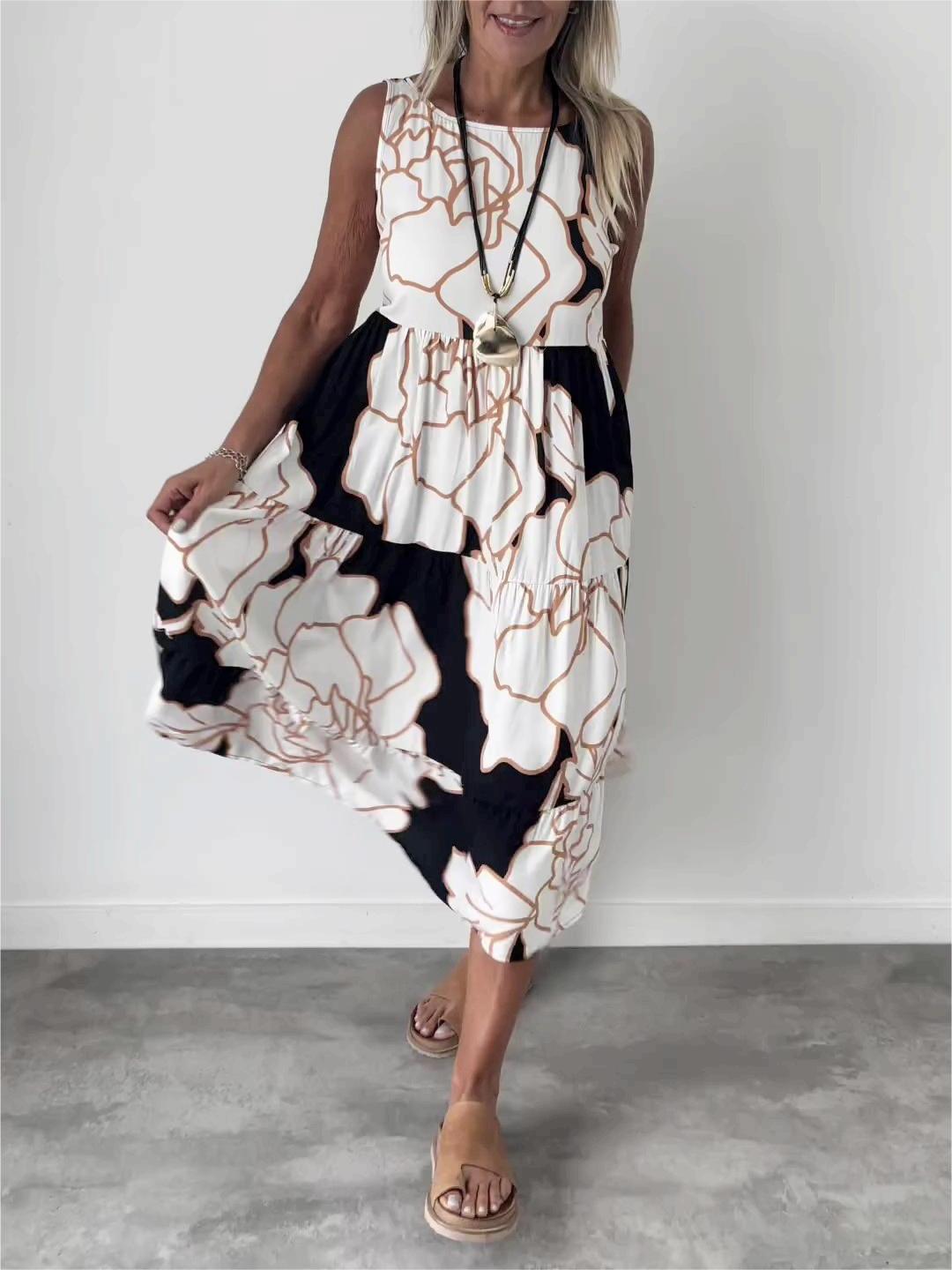 Avelora | Robe Maxi Épanouissante