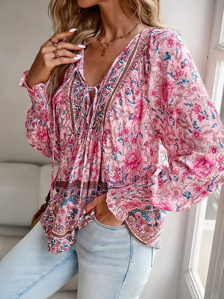 Arya | Blouse Paysanne Boho Blossom