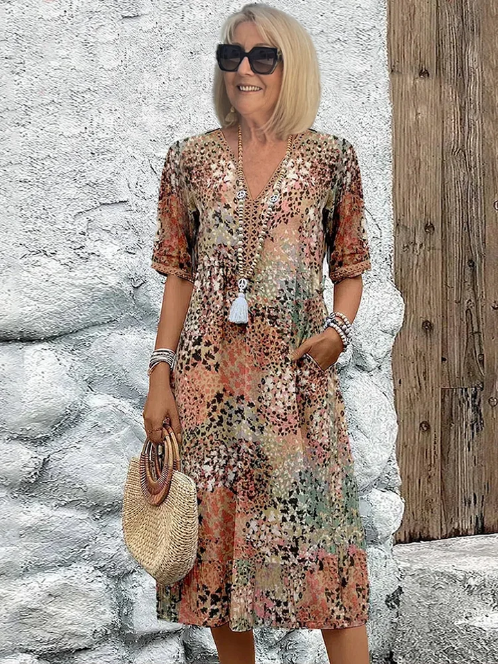 Coraline | Élégance et Modern Robe Midi
