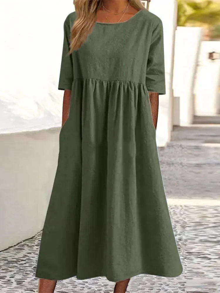 Nora | Robe Décontractée Ample