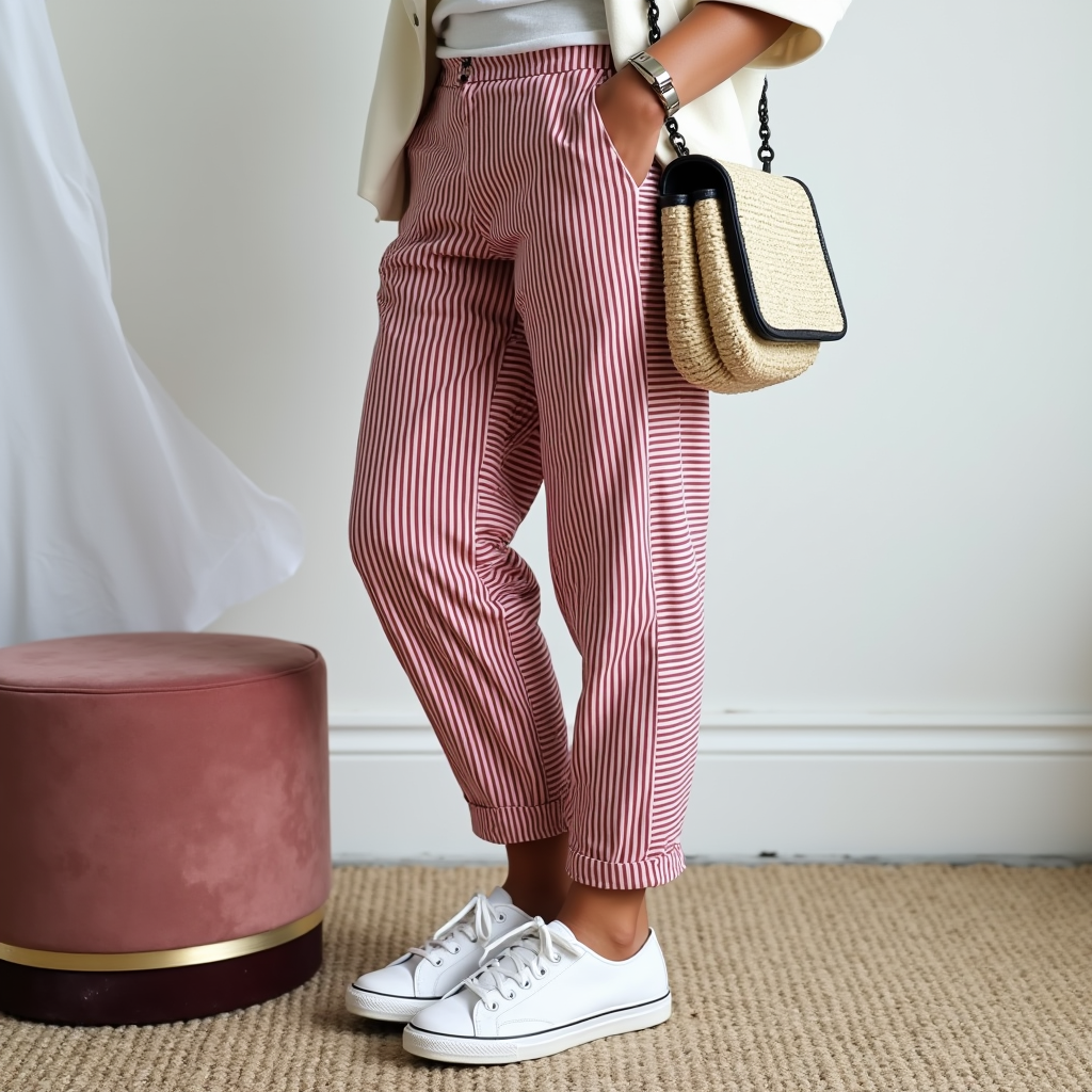 Anouk | Pantalon rayé Lore