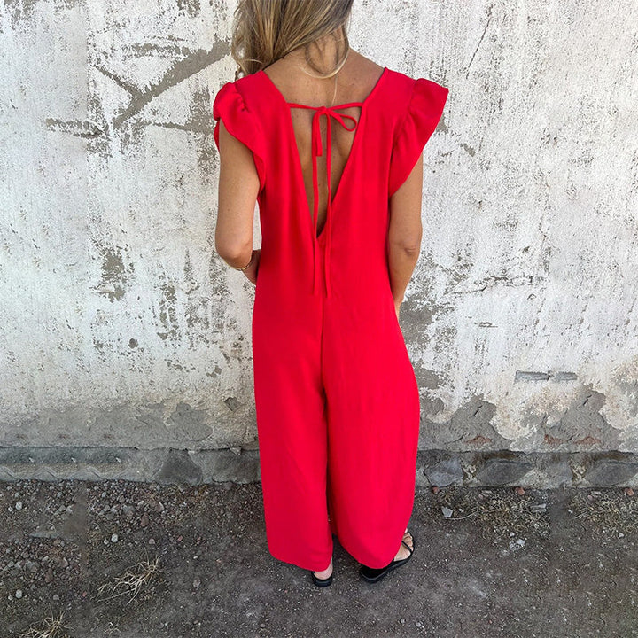 Carmella | Combinaison à col en V sans effort