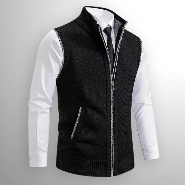 Oliver | Full-Zip Sweater Vest