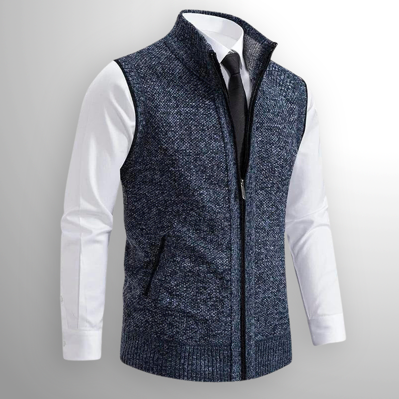 Oliver | Full-Zip Sweater Vest
