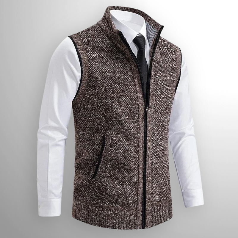 Oliver | Full-Zip Sweater Vest