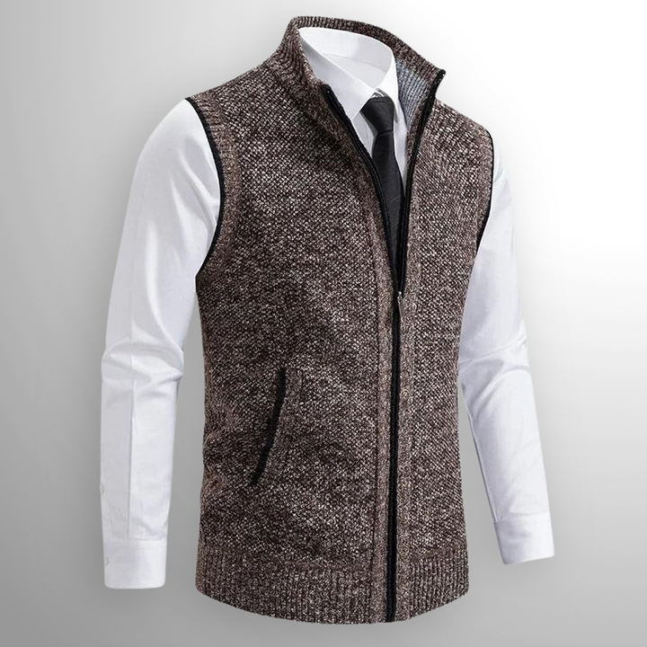 Oliver | Full-Zip Sweater Vest