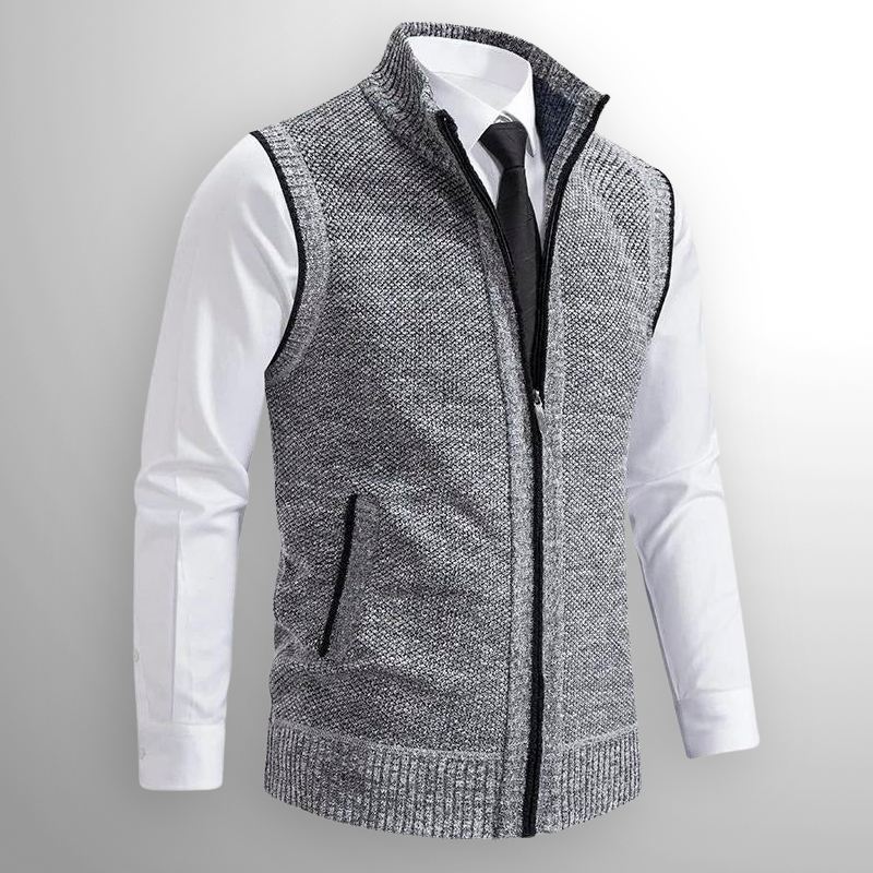 Oliver | Full-Zip Sweater Vest