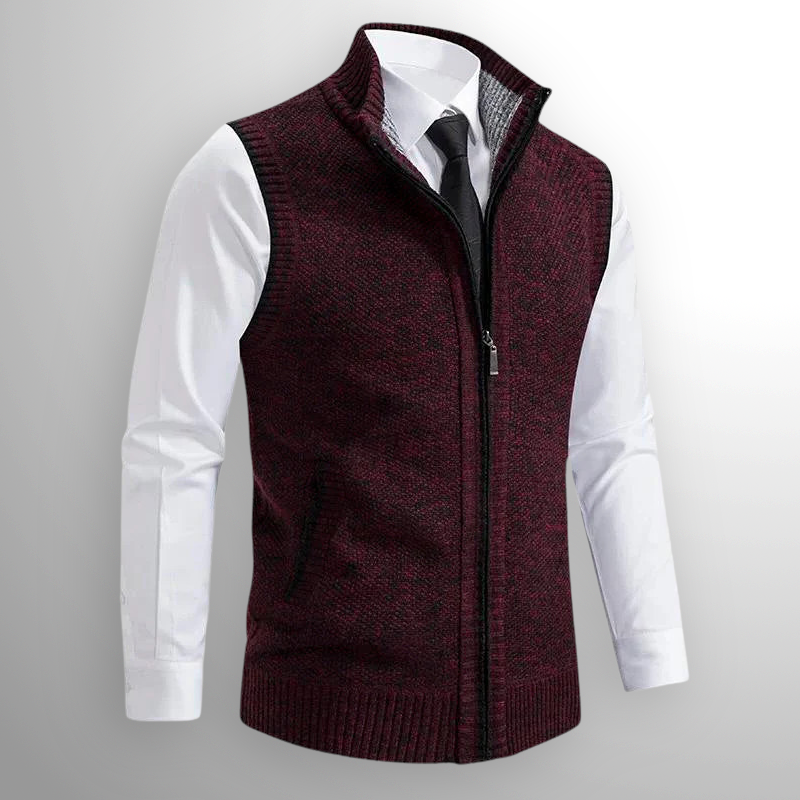 Oliver | Full-Zip Sweater Vest